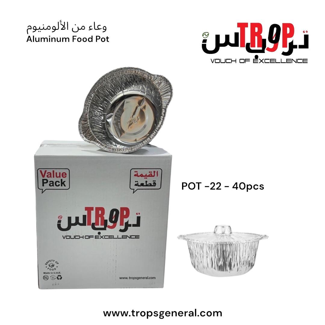 Aluminum pots POT - 22  40Pcs