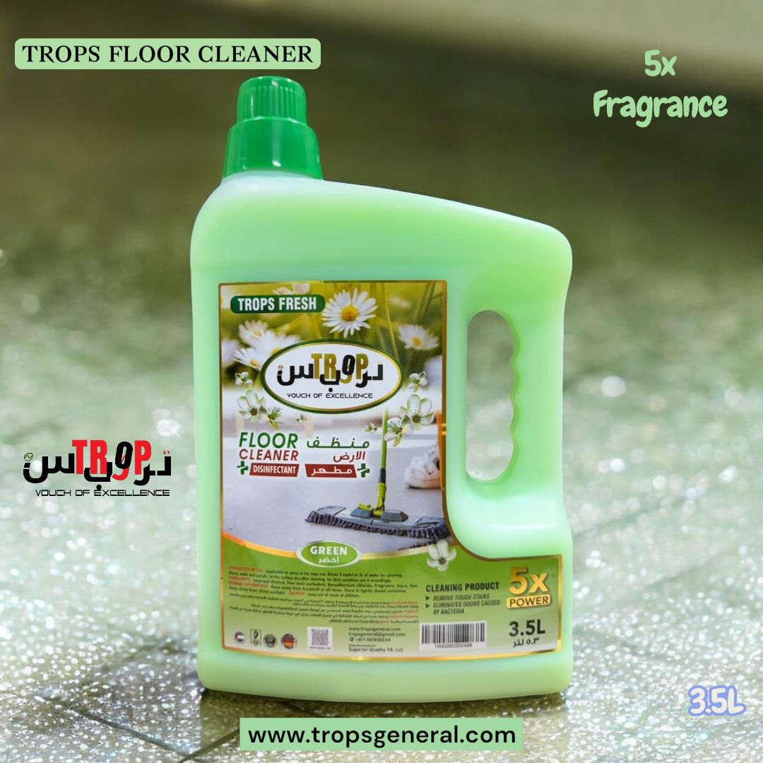 Trops Floor Cleaner Green 3.5L